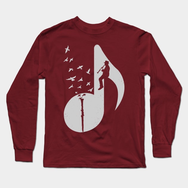 Musical - Clarinet Long Sleeve T-Shirt by barmalisiRTB